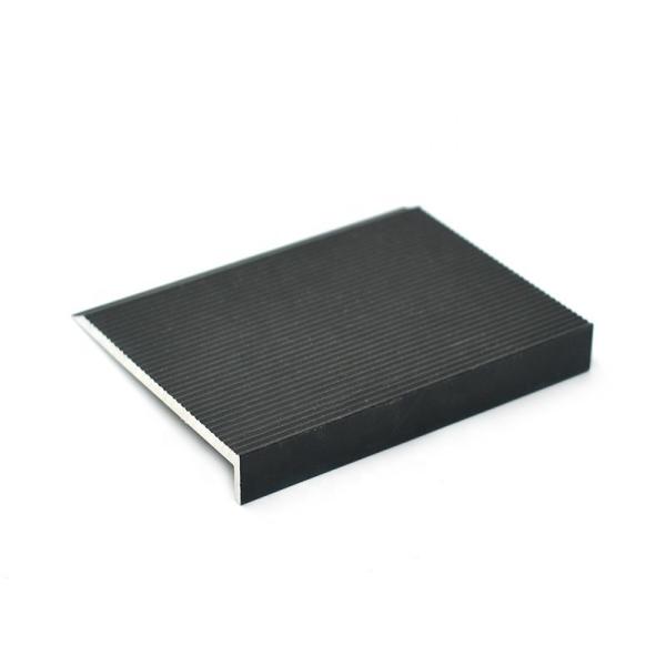 Non-Slip Carborundum Aluminum Alloy Stair Strip For Heavy Duty Traffic
