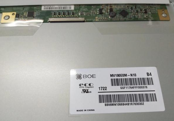 Industrial 	TN LCD Screen MV190E0M-N10 250 cd/m2 Luminance 5 V Power