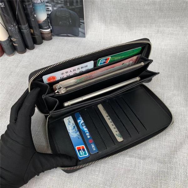 Genuine Real True Crocodile Belly Skin Male Clutch Purse Men's Long Wallet Authentic Alligator Leather Large Card Holder
