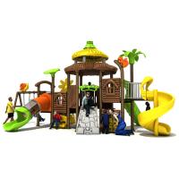 Diapositiva plástica ULTRAVIOLETA anti 304 del patio de los niños inoxidable con el sistema del oscilación