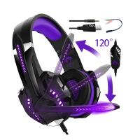 Pas de réduction active du bruit PS5 PC casque de jeu câblé commandes audio en ligne