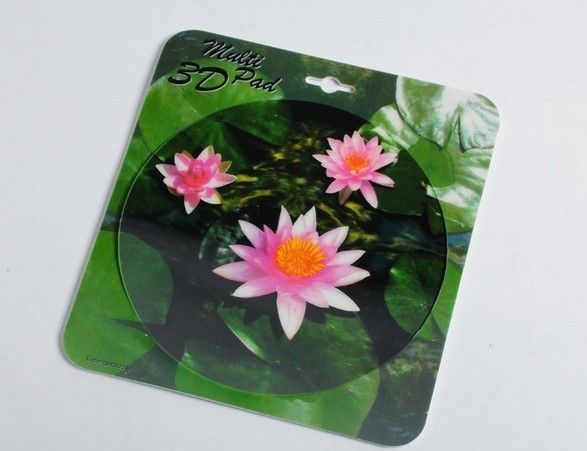 PLASTIC LENTICULAR 3D lenticular surface EVA base materical mouse pad printing pp 3d mouse pad lenticular printing