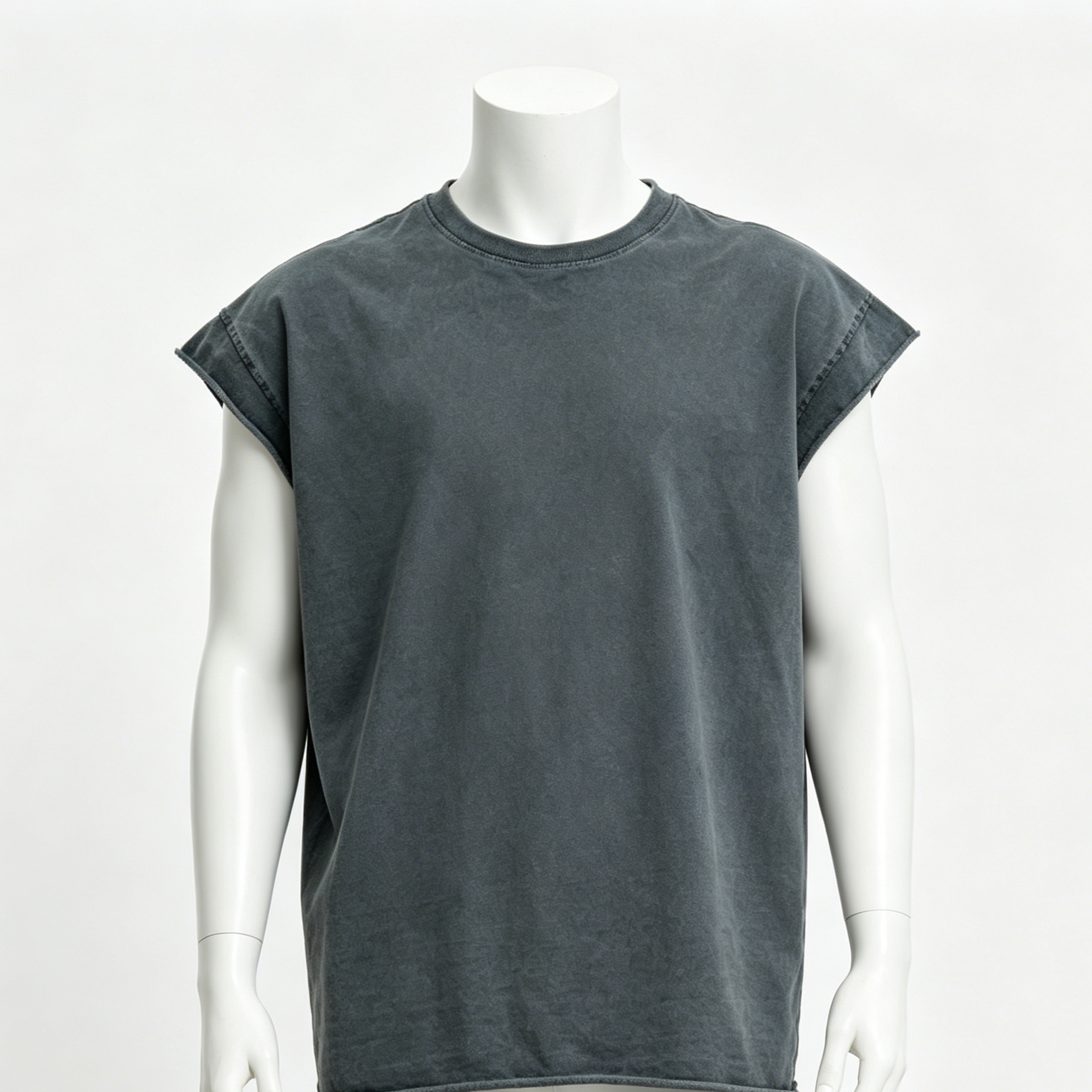 Vintage Mens Graphic Tank Top Heavyweight Custom Print Tank Top Retro Street Style