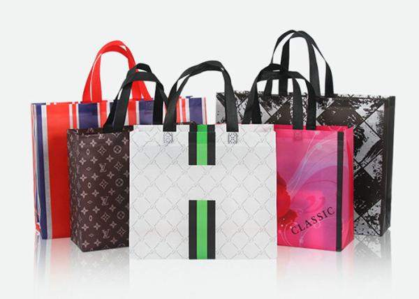 Custom Laminated Shopping Bags Wear Resistant Max Bearing Load 5 - 8 KG