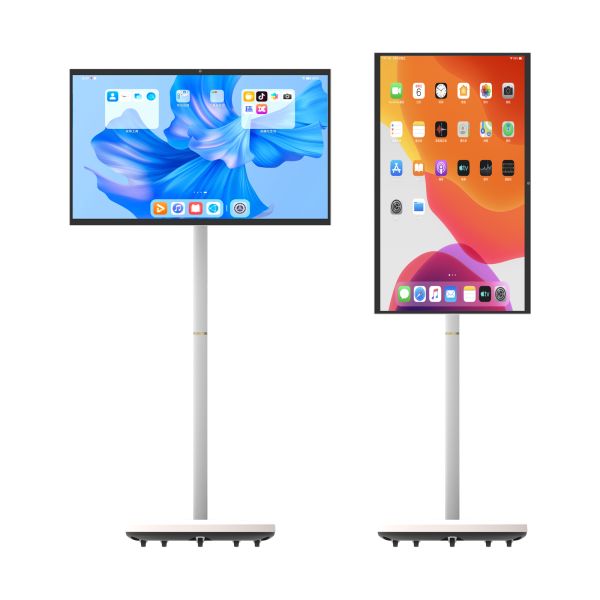 24 Portable TV Touch Screen Android 12 Mobile Stand 10 Point Touch 4K UHD Commercial Display