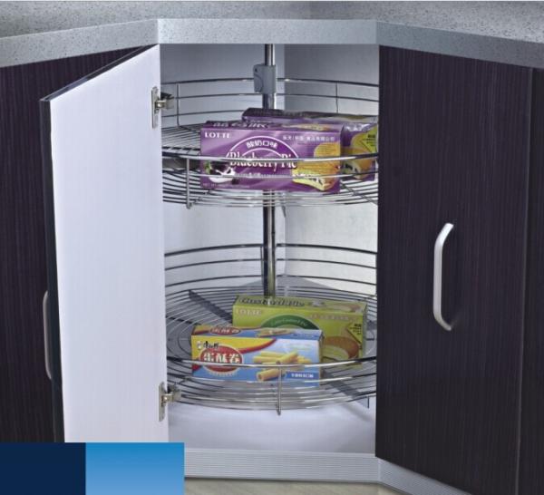 B026  Kitchen basket corner units:360°Revolve Basket (strength style)