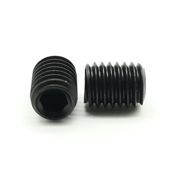 Black Oxide DIN 913 45H High Strength Hex Socket Set Screws With Flat Tip