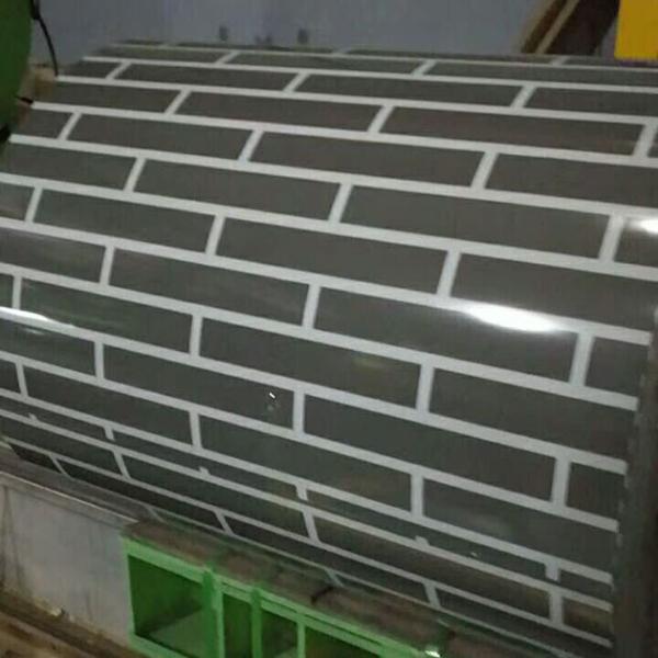 A grão de madeira Ppgi Prepainted o diâmetro interno galvanizado 508mm da bobina de aço