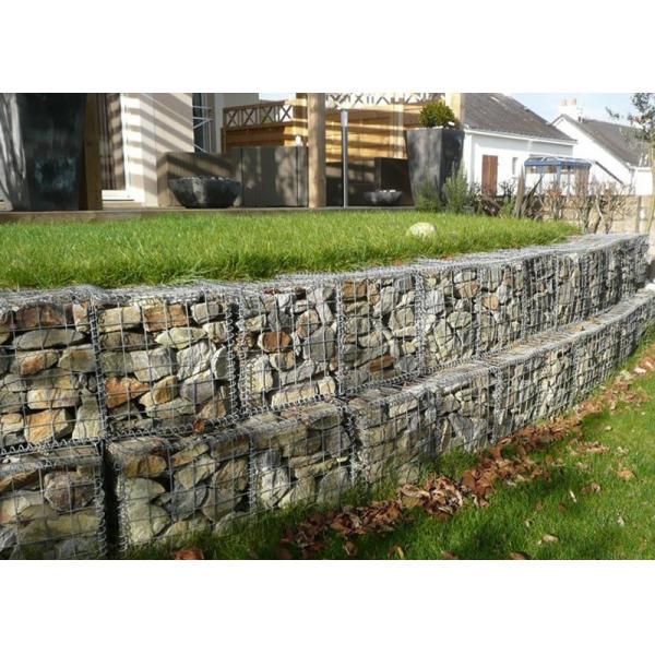 Квадратное отверстие сварило провод стали 2x1x1 Gabion гальванизированный корзинами