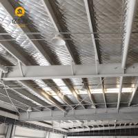 Galvanizado en caliente o pintado acabado de metal Taller de edificios con conexión soldada según lo solicitado Parapeto de pared