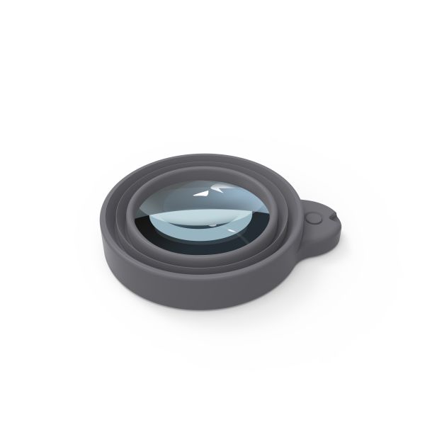 Transformable Multi-Angle Adjustable Original Foldable Magnifier with Dual Power Supply Soft Flexible Silicone Surface