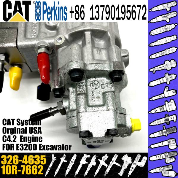6 Cylinder Diesel Engine Fuel Pump 326-4635 For Caterpillar 320D Excavator