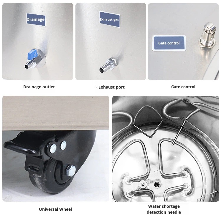 Steam Sterilizer with Printer Option for Biomedical Research Lab & Clinical Facility