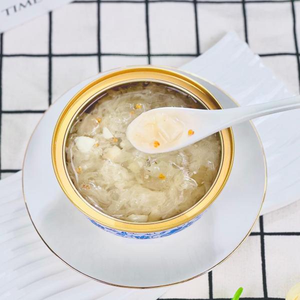 Китайский белый снежный гриб десерт с питательным тоником Osmanthus