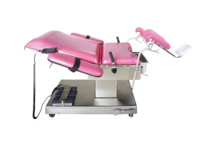 Tabela elétrica da entrega obstétrico, tabela paciente do exame com colchão colorido