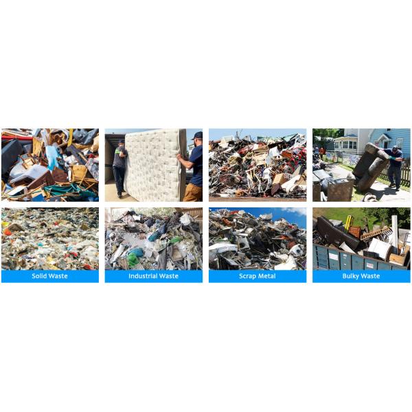 Sofá triturador colchón triturador de muebles triturador de residuos de piezas grandes triturador de residuos sólidos triturador planta de eliminación