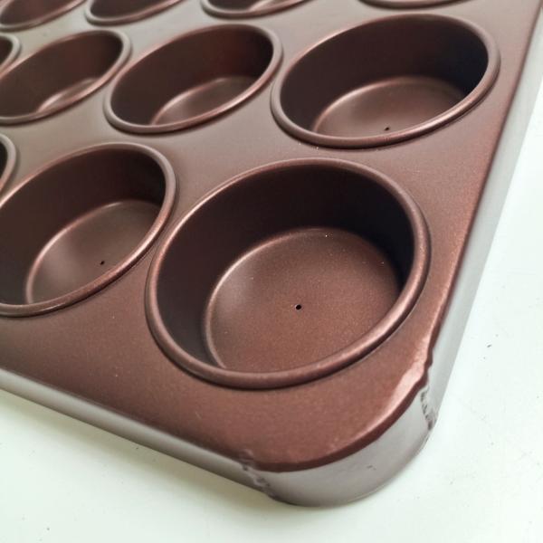 35 толщина подноса 0.8mm пирожного полости алюминиевая стальная круглая