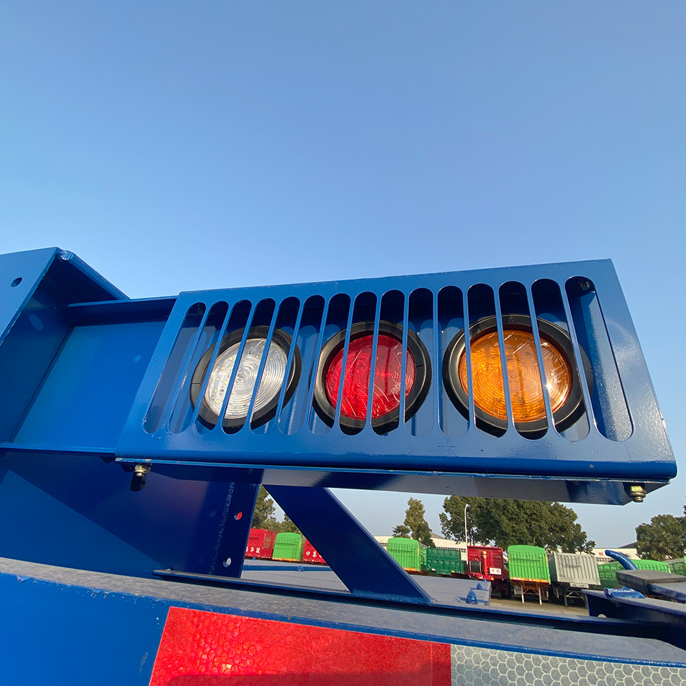 JOST Two-Speed Landing Gear 3 Axles 40ft Container Flatbed Semi Truck Trailers in Africa