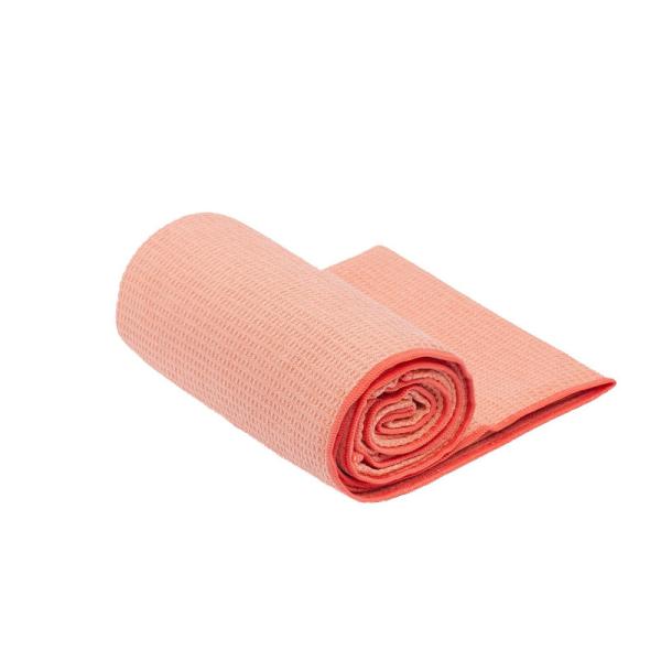 Double Sided Yoga Towel Custom Logo Rpet Microfiber Yoga Mat With Non Slip Silicone Microfiber Yoga Towel