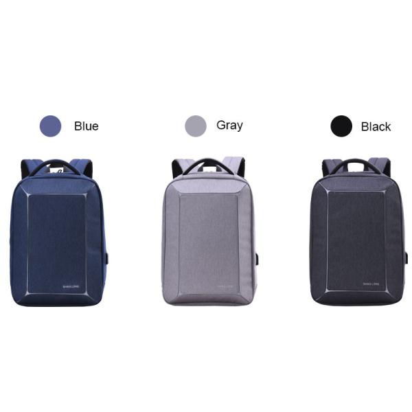 Laptop USB Charging Travel Bag 15.6Inch Waterproof Anti Thief Back Pack