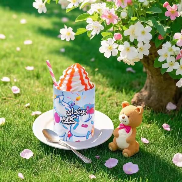カスタマイズされたPEインナー防水生分解性食品グレード紙管（アイスクリーム用）