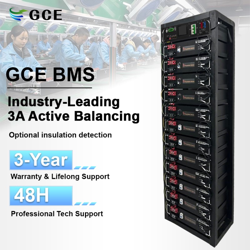 High Voltage BMS GCE Battery Management System 128S409.6V 50A HV BMS Master Slave BMS for LiFePO4 ESS UPS Substation Switchgear