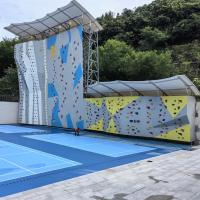 Competição Internacional Profissional de Escalada de Muralha Proteção Ambiental Anti-UV