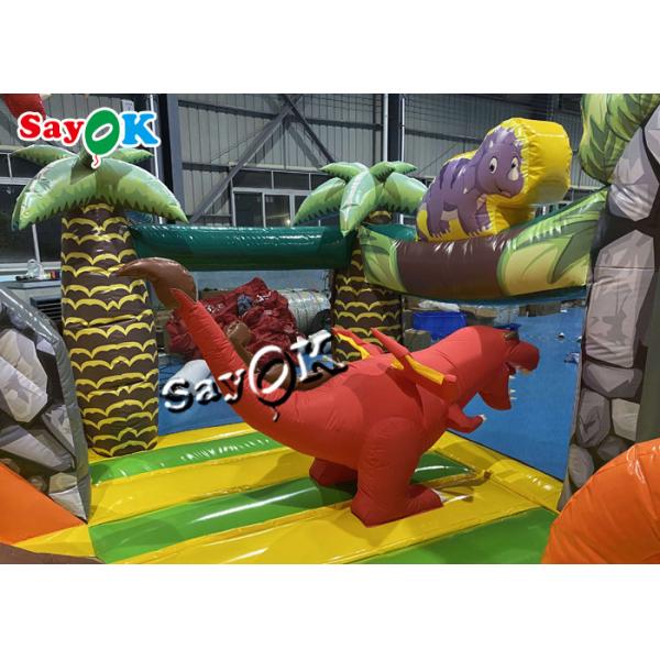 Jurassic Themed Dinosaur Animals Inflatable Bounce Castle 1000D