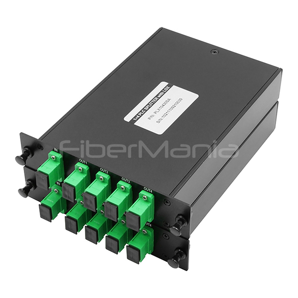 Компактный LGX Box PLC Splitter 1x4 для FTTH пассивной оптической сети