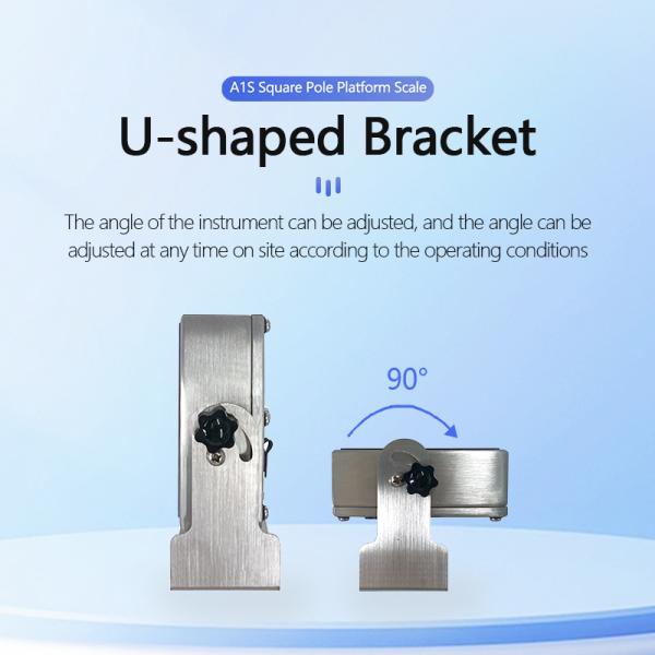 Weighing A1S Square Pole Industrial Platform Scale 60cm*80cm Stainless Steel Waterproof