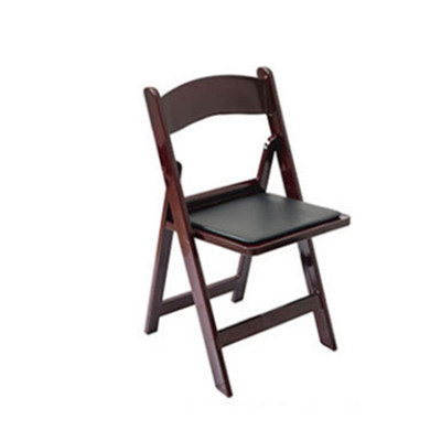 Padded Plastic Resin White Wimbledon Folding Chair for Outdoor Events and Weddings