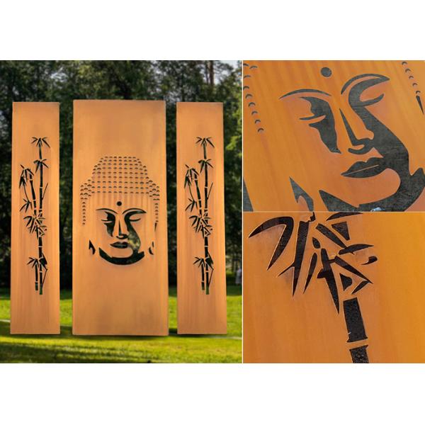 Height 1500mm Corten Steel Garden Screens