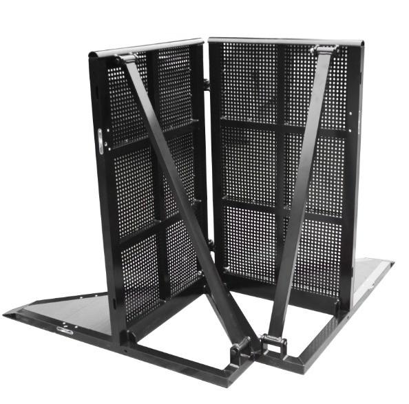 Lightweight Aluminum Crowd Control Barricades , Aluminum Concert Crowd Barriers