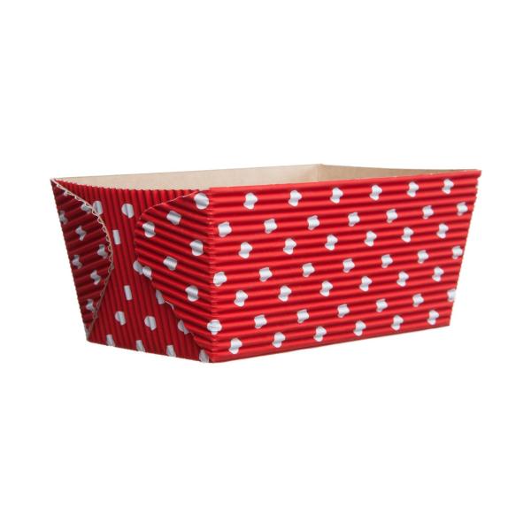 Corrugated loaf paper baking mould color printing custom paper baking pan paper baking loaf pans