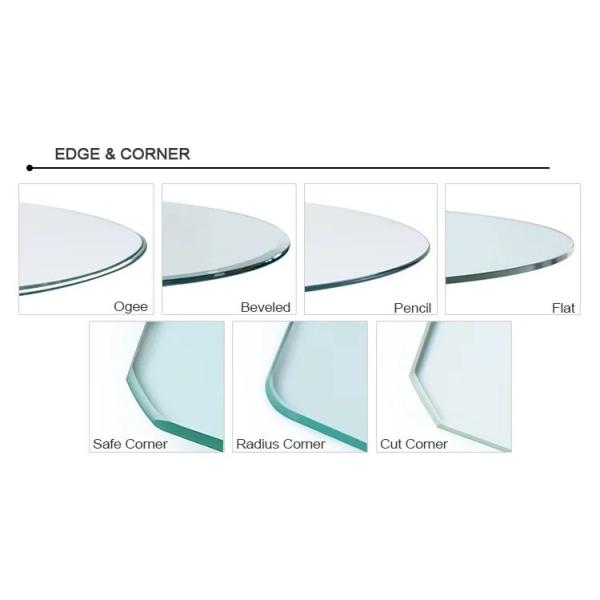 Flat Tempered Glass for Railing Partition Canopy Curtain Wall Double Low Iron Laminated