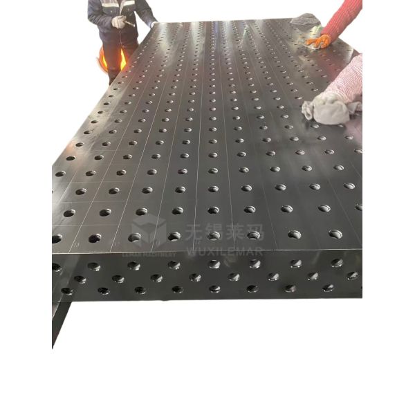 620mm 3000mm D28 3D Welding Table Precision Ground Weld Flat Table Surface