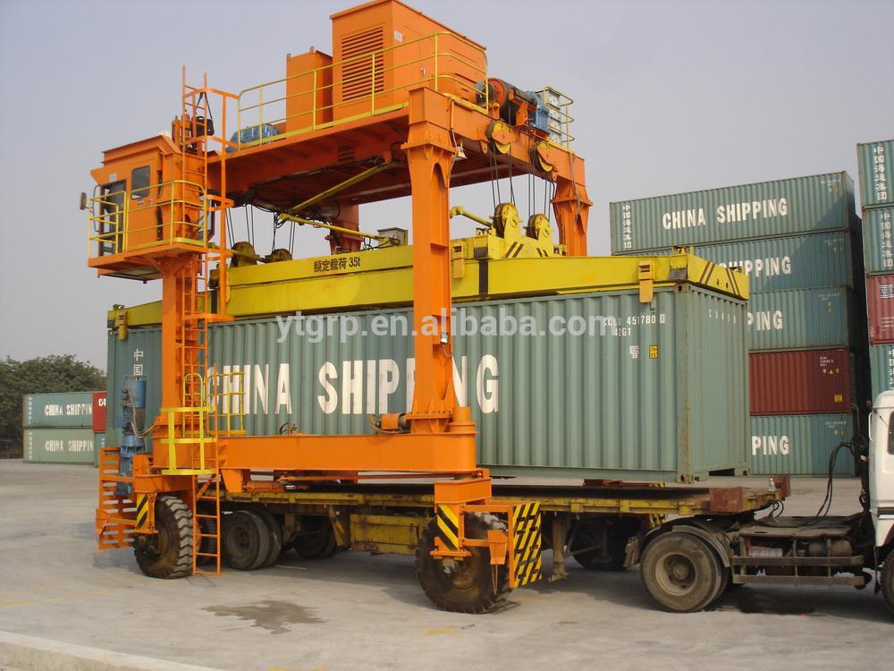 RTG Type Rubber-Tyred Remote Control Mobile Gantry Crane With EAC Certificate