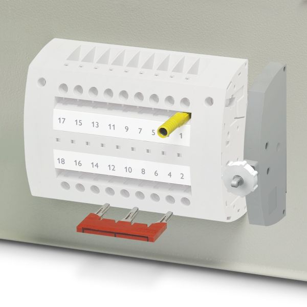 Phoenix Contact 5 Positions Plug-in Bridge Jumper with 3.5 mm Pitch and 17.5 A Nominal Current