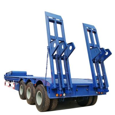 de 60T BPW baixo da cama reboque 3.66m 16 altos Wheeler Low Bed semi