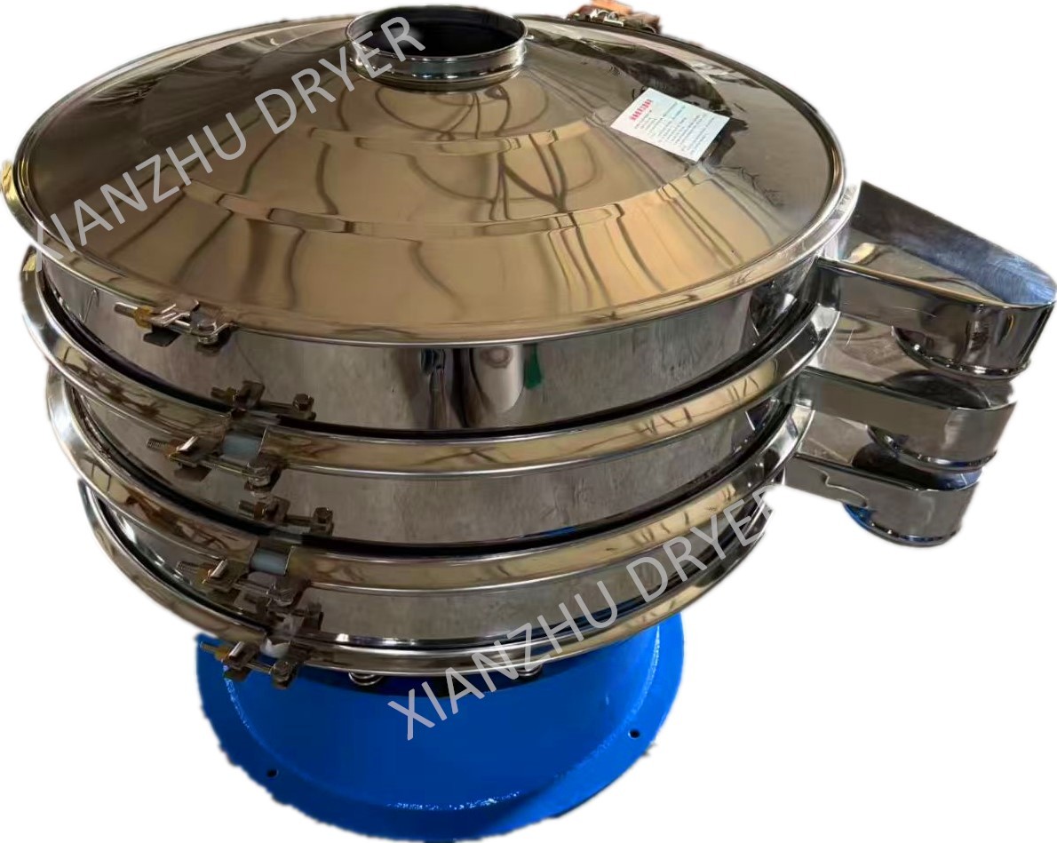 Compact Circular Vibrating Screen Lightweight Movable Fine Powder Sieve Machine