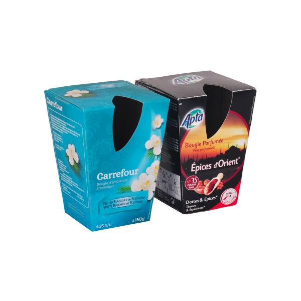 Grey Paper Box pliable coloré, caisses d'emballage de forme irrégulière pour des