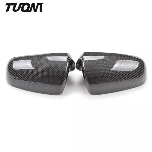 A4 S5 B7 M Look Carbon Fiber Car Rearview Mirror Cover For Audi Auto Accessories