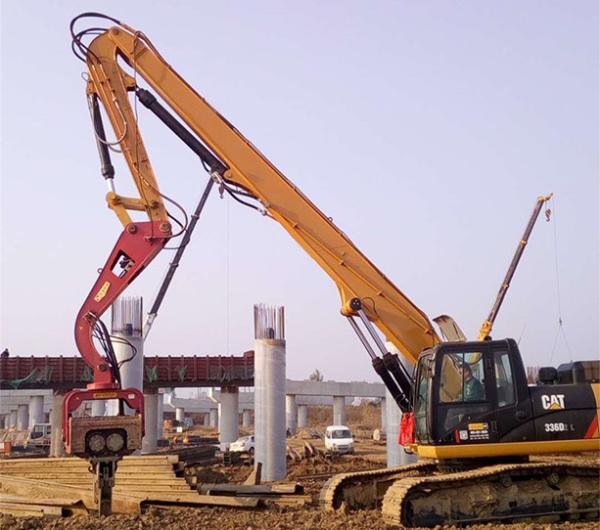 Máquina escavadora de múltiplos propósitos Pile Driver Hammer do Vibro para PC400 PC500 CAT340 CAT350