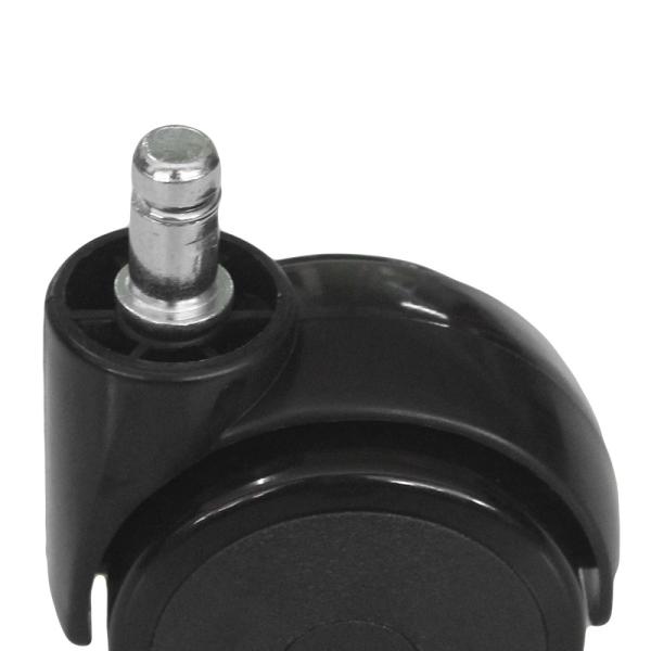 60 mm cadeira de escritório de nylon, substituição de rodas, móveis, rolos mudos