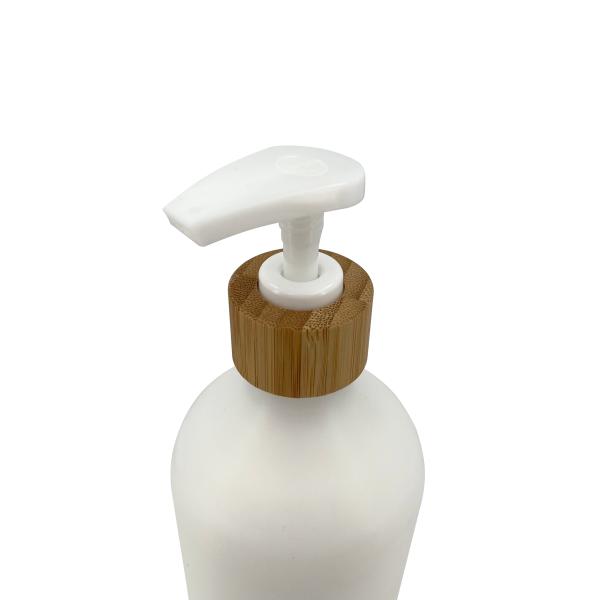 500ml Flat Headed Cosmetic Lotion Bottle 16 Ounce Plastic Bottle Pump Dispenser