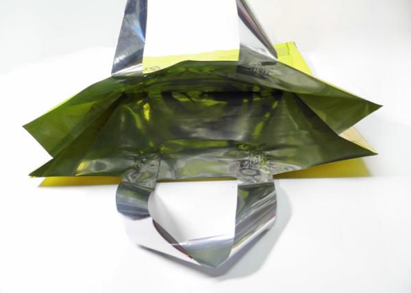 VMPET Plastic Shopping Bags With Handles , Gloss matt Personalized Carrier Bags