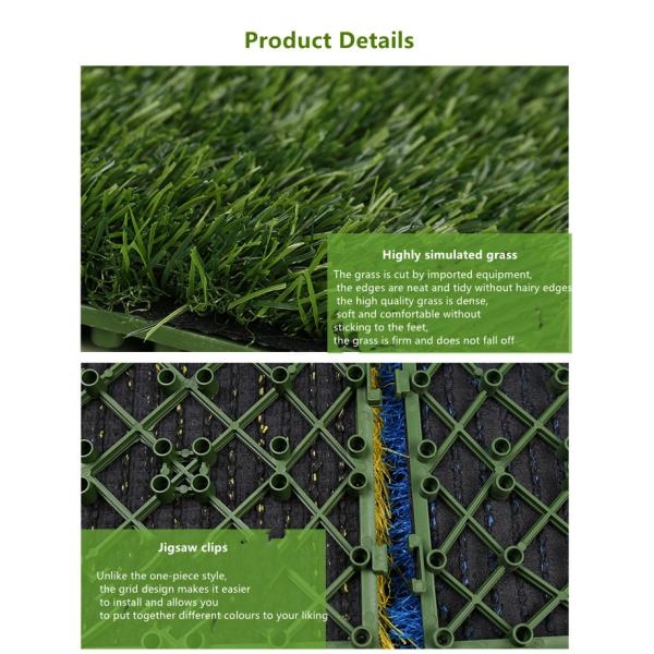 Indoor And Outdoor Artificial Turf Grass Balcony Garden Pet Carpet Lawn With Drainage Holes