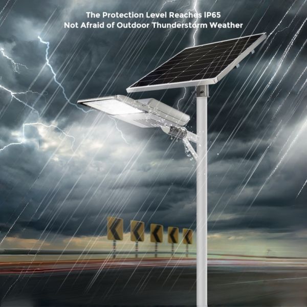 Solar Street Light Motion Sensor IP67 Waterproof LED Solar Lamp for Outdoor Road Garden Parking Lot