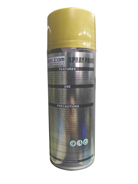 Gold Color 400ml  Acrylic Lacquer Aerosol Paint