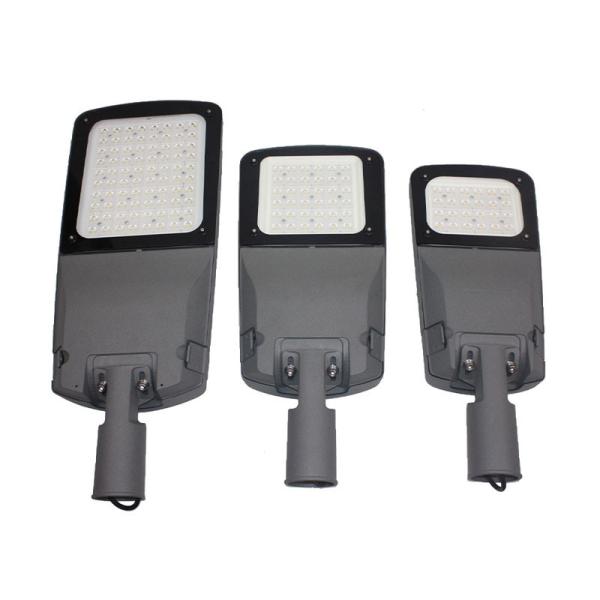 5050 SMD 30w 150w LED Street Light Fixtures 170lm/w alta eficiência pintura cinzenta para iluminação exterior